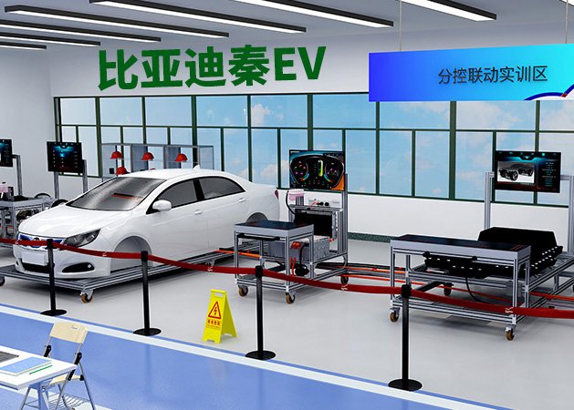 比亞迪秦EV.新能源分控聯(lián)動式系統(tǒng)實訓室